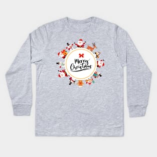 merry chrismas Kids Long Sleeve T-Shirt